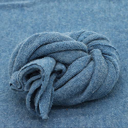 Zeroest Newborn Photography Wrap - Newborn Photoshoot Props - Boys & Girls Posing Stretch Knit Blanket (Blue, Small) - color: Blue