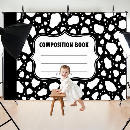 5x7ft Photography Backdrop Backdrop Notebook Paper Welcome First Day School Composition Classroom Photo Backdrop Photography Background for Photoshoot Portrait Video Party Photo Studio Prop Booth - color: Color6