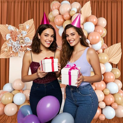 10ft x 10ft Dark Brown Backdrop Curtains for Parties, Fabric Satin Background Curtain with Rod Pockets for Weddings, Birthday, Baby Shower, Photography, Graduation Party Backdrop Drapes, 2 Panels - color: Dark Brown