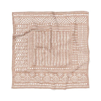 Mini Wander Swaddles for Newborns Muslin Swaddle Blankets - Breathable Soft Gender Neutral Receiving Blanket Baby Essentials | 47 x 47 Cotton - (Tapestry (Maple Sugar) - color: Tapestry (Maple Sugar)