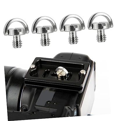 Vaguelly 4pcs Screw for Tripod Mounting Plates Camera Screw Quick Release Accessory for Monopods Gimbals and Tripods and Convenient Photography Tool