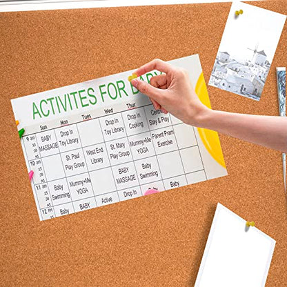 Cork Bulletin Board, Bulletin-Boards, Notes Board, Memo Board, 18 x 24inch, Silver Aluminum Frame - size: 18*24“