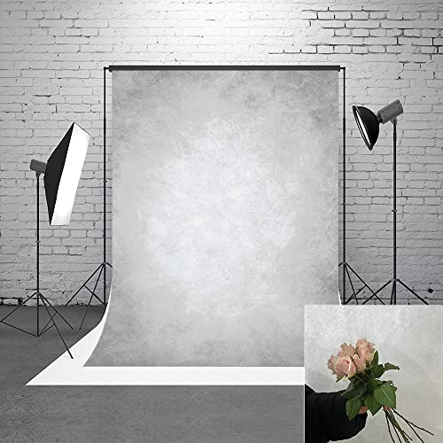 5x7ft Grey Portrait Photography Backdrops Solid Texture Abstract Photo Background for Photoshoot - color: TT-S0314, size: 5x7ft