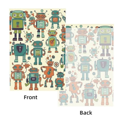 Cute Cartoon Robots Backdrop Background for Photography 5x7ft Photobooth Professional Photo Backdrop Curtains Video Photography Studio Photo Backgrounds Banner Booth Background Screen Parties - color: Cute Cartoon Robots
