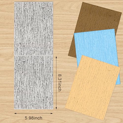ABTOLS Vintage Embossing Folders for Card Making, 3D Plastic Embossing Folder Lace Background Embossing Template Paper Crafts Plastic Textured Impressions for Card Making Scrapbooking - color: vintage