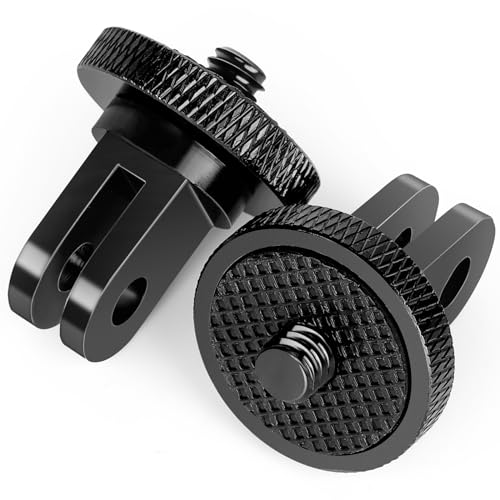 Tripod Mount Adapter for Gopro, Camera 1/4”-20 Tripod Mount for Insta 360/Gopro Hero/Sony Xiaomi yi Sjcam Action Cameras and Other Standard 1/4 Accessories - color: Gopro Tripod Mount