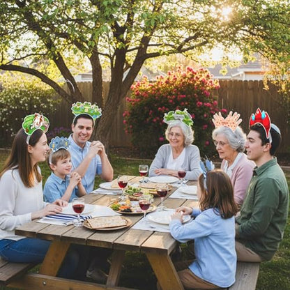 Blosssound 10 Pcs Passover Headbands Ten Plagues Party Favor Gift Passover Paper Head Bopper Cartoon Animal Pesach Headwear Seder Dress up Party Costume Accessories Photo Prop Decoration Supplies - style: Passover