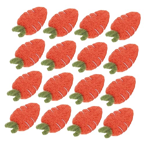 ARTIBETTER 8pcs Felt Carrot Accessories for Hairpins Cute Carrot Shape Craft Decor for Boys and Girls Hair Styling Premium Felt Material for Use for Easter Parties and Creative Projects