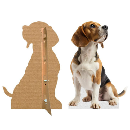 Dog - Beagle - Life Size Cardboard Cutout Standup People with Support Standee | Animals - - color: Dog - Beagle
