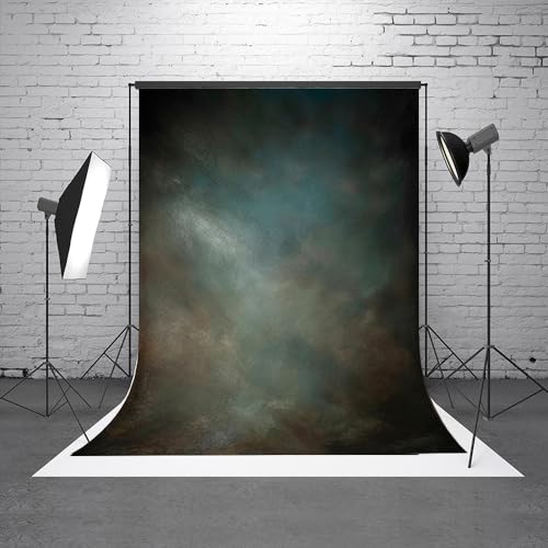 8x10ftAqua Backdrops Portrait Backdrops for Photography Mottled Photo Background - color: LM-06107, size: 8x10ft