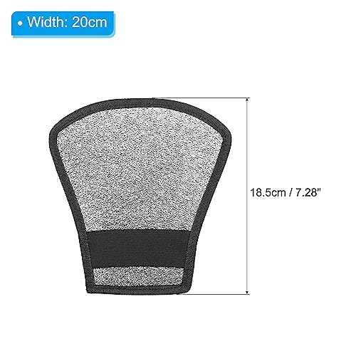 PATIKIL Flash Diffuser Reflector, 2Pcs 2-Sided Flexible Bend Bounce Reflector with Elastic Strap for Flashlight Photography Camera Speed Light, Silver White