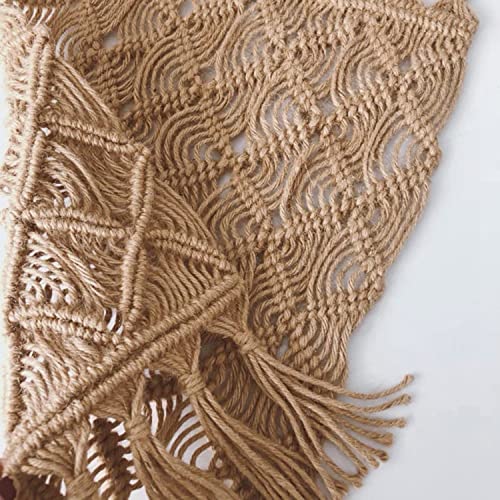 Newborn Photography Props Baby Photoshoots Photo Posing Macrame Blankets Rug Backdrop (Brown) - color: Brown