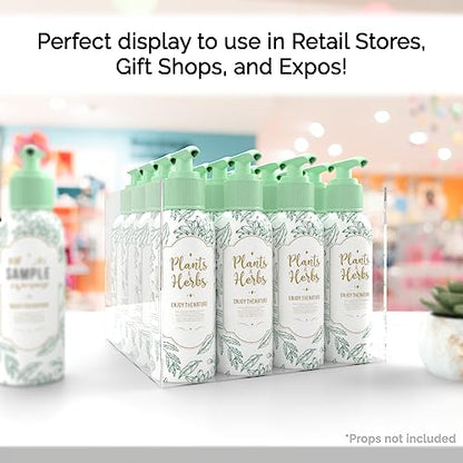 2 Pack Acrylic Display Riser Box with One Open Side Versatile 12" x 12" x 9" No LId Clear Dust Cover Retail Product Riser or Merchandise Storage Bin by Marketing Holders - size: 12"w x 9"h