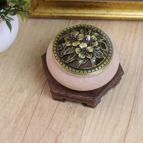 Traditional Craft Wooden Base Wood Display Stand Oriental Hex Shape Pedestal - color: 2-Q-5.0"-hexagon