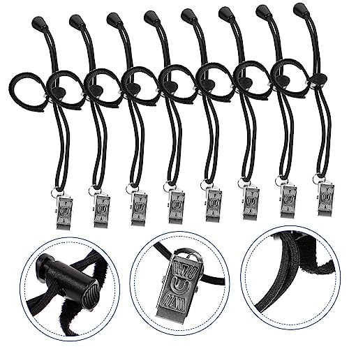 Lurrose 8Pcs Backdrop Clip Holders Durable Photography Background Fixing Clamps for Home Video Use Easy Installation Multipurpose Application