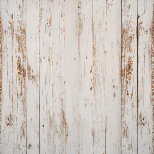 Kate Grey White Wood Backdrops for Photography Rustic Newborn Baby Birthday Party Photo Shoot Props, 10x10ft - size: 10x10ft