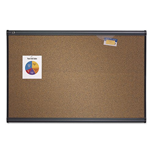 Quartet B247G Prestige Bulletin Board, Graphite-Blend Cork, 72 x 48-Inches - color: Graphite, size: 48" x 72"