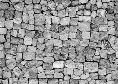 BELECO 6x6ft Fabric Brick Stone Wall Backdrop Dark Gray Rock Stones Texture Background Medieval Castle Party Decorations Banner Knight Party Supplies Photoshoot Props - size: 6x6FT