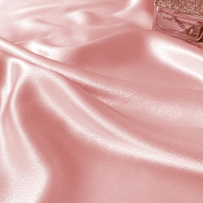 RUDONG M Satin Photography Backdrop 3.3x2.5ft - Wrinkle-Free Silky Fabric Background for Jewelry/Cosmetics/Flat Lay/Studio, Pink Backdrop Cloth (100x75cm) - color: Pink
