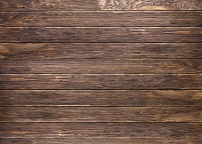 LYWYGG 12X10FT Thin Vinyl Brown Wood Backdrop Photographers Retro Wood Wall Background Cloth Seamless CP-19-1210 - size: 12X10FT