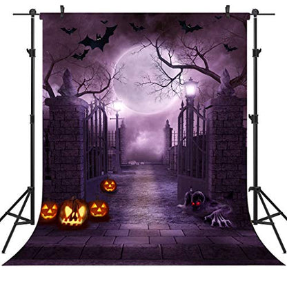 6X9FT Halloween Theme Pictorial Cloth Seamless Customized Photography Backdrop Background Studio Prop TP262 - size: 6'x9'