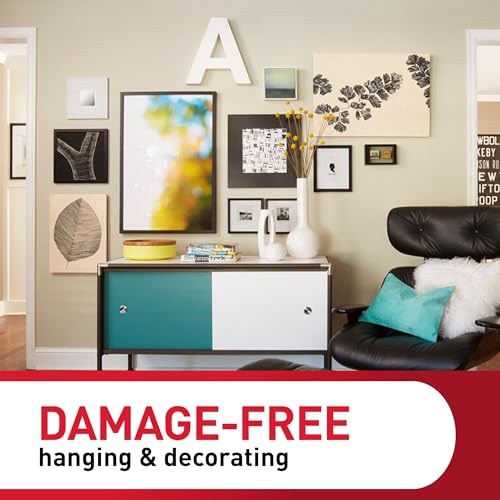 Command 15 lb & 10 lb Large and Medium 16 Pairs Picture Hanging Strips (32 Strips), Damage-Free Hangers for Picture Frames, No Tools Required, Great for Home Room Wall Decor, White Adhesive - size: Medium & Large