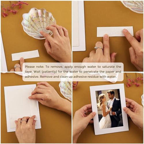 Lineco, Archival Water Activated Paper Hinging Tape, Acid-Free with Neutral pH, for Hinging Art Photo Matboard, 1 Inch x 130 Feet, Pack of 1 - size: Pack of 1