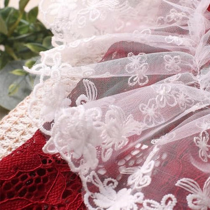 Newborn Photography Outfits Girl Newborn Photography Props Newborn Girl Lace Romper Headress Infant Princess Costume - color: Claret