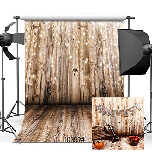 10x10FT Rustic Wood Vinyl Photography Backdrop Nostalgia Wood Floor Photo Backdrop Baby Newborn Photo Studio Props JLT10359 - size: 10x10FT