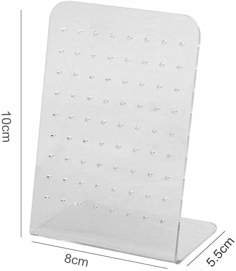 Earrings Stand Display, 72 Holes Acrylic Earring Holder Organizer, Ear Studs Jewelry Storage Display, Rack Showcase Earrings Display, Stand Earring Storage