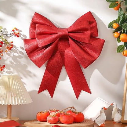 Decoration Big Bow Shop Display Wedding Arch Decor Birthday Party Prop Festivity Occasion DIY Red Parts S C