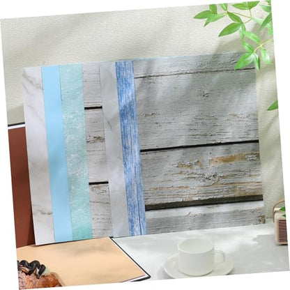 Photo Backdrop Kit for Product Photography 15pcs Set with Marble, Cement, Wood Pattern Boards, Carry Bag and Clips, Food and Jewelry Photoshoot Backgrounds for Content Creators