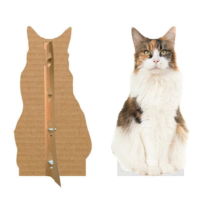 CAT - Calico CAT - Life Size Cardboard Cutout Standup People with Support Standee | Animals - - color: Cat - Calico Cat