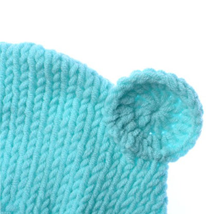 ECYC Newborn Baby Bear Hat Beanie with Bear Dolls Photography Accessories,Blue - color: Blue
