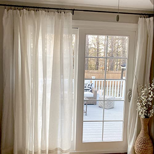 WeeksEight 100 Pack Black Curtain Rings with Clips, Curtain Hooks Hangers Clip Rings for Hanging Drapes Bows Hat, Drapery Rings 1 in I D, Fits up to 5/8 in Diameter Curtain Rod. - color: Black, size: 1" I D Set of 100