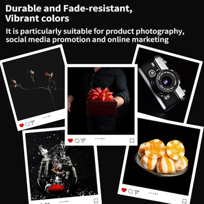 Meking 31.5x59.06 Inch PVC Backdrop, Matte & Reflective Black Background for Photography Reusable Daul-Sided Vinyl Backdrops for Product Photography,Portrait Shoots and Photo Studio - color: Matte and Reflective||BLACK
