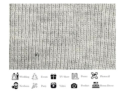 9x6ft Fabric Knitted Wool Texture Backdrop Ribbed Fabric Surface Photography Background for Textile Party Decor Home Wall Hanging Tapestry Photo Props - size: 9X6ft