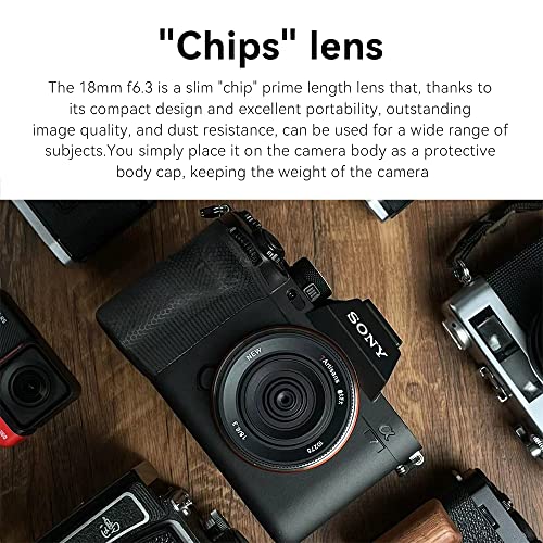 7artisans 18MM F6.3 Mark II UFO Lens for M4/3 Mount, APS-C,Prime Lens,Ultra-Thin Compact Mirrorless Cameras for Panasonic GM/GX/G/GH/GF Series for Olympus EPM/EP/EPL/Pen/EM Series