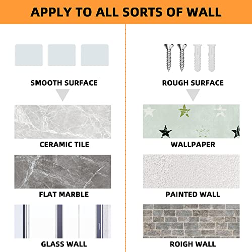 Acrylic Wall Shelves,Clear 6 inch Floating Shelves for Display,Echo,Cameras,Speaker,Router Wall Mounted Transparent Small Invisible Shelves with Adhesive Bedroom Bathroom Living Room - color: Clear, size: 6 Inch -6Pack