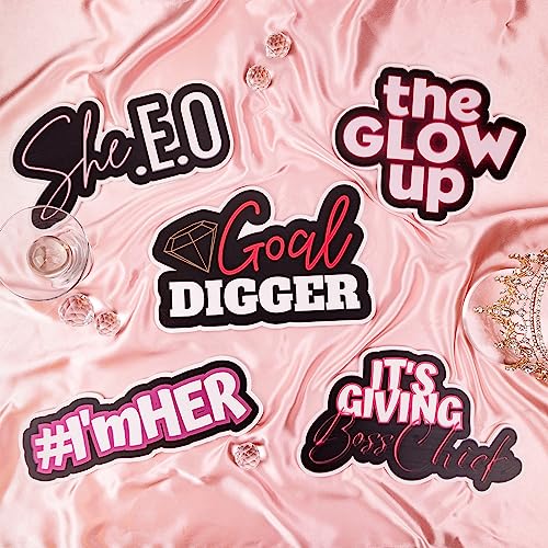 (Women Empowerment Pack) Elevate Your Photo Booth Experience with Our Durable & Waterproof Pack of Signs-Perfect for Weddings, Birthdays, and Photo Booth Businesses - PVC Foamboard Photo Props - color: Women Empowerment Pack