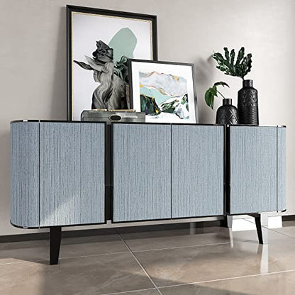 VEELIKE 15.7''x118'' Soft Blue Grasscloth Peel and Stick Wallpaper Textured Faux Grasscloth Wallpaper Removable Self Adhesive Linen Vinyl Blue Contact Paper for Cabinets Shelves Bedroom Bathroom Wall - color: Soft Blue, size: 15.7" x 118"
