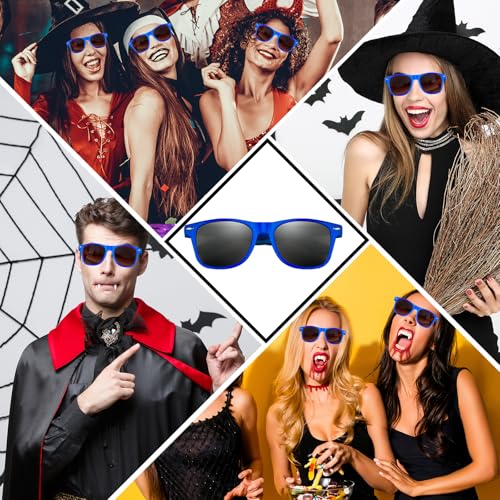 ASTARON Sunglasses Bulk, 6/12/24/48 Pack Sunglasses Party Favors for Summer Beach Pool Birthday Wedding Party Supplies - color: Blue