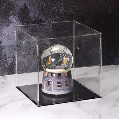 uxcell Acrylic Clear Display Case Box Dustproof Protection Showcase Cube Collectibles Show Box 7.9x3.9x5.9inch - size: 7.9x3.9x5.9 inch