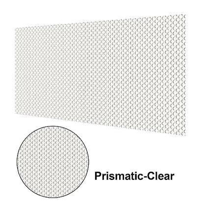 Frienda 4 Pcs Fluorescent Light Covers Replacement Flat Clear Prismatic Acrylic Ceiling Light Cover Panels(23.75" x 47.75" x 0.1") - size: 23.75" x 47.75" x 0.1"
