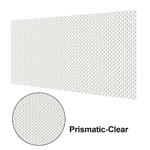 Frienda 4 Pcs Fluorescent Light Covers Replacement Flat Clear Prismatic Acrylic Ceiling Light Cover Panels(22" x 46" x 0.1") - size: 22" x 46" x 0.1"