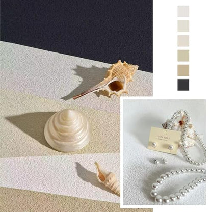 6PCS Non-Wrinkle Product Photography Backdrops, 3D Matte Texture Photo Backdrop Cloth, Flat Lay Seamless 28x21in Tabletop Backdrops for Food Jelwery Cosmetics - color: Granular texture