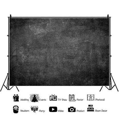 YongFoto 12x8ft Blackboard Photography Backdrop Back to School Background Classroom Interior Decorations Banner Student Kids Portrait Photo Booth Digital Studio Props Wallpaper - size: 12x8ft