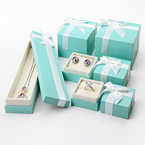 Oirlv Velvet Pendant Necklace Gift Box Long Chain Display Case - size: Necklace/Pendant Box