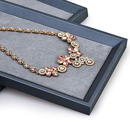Oirlv Premium Leather Flat Jewelry Tray Jewelry Display Organizer,Valet Tray for Nightstand or Dresser Organizer(Small) - size: Small