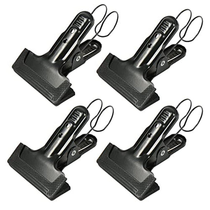 4-Packs Heavy Duty Power Spring Clamps with Hook,Photo Props with Hook Clips,4.3inch Photo Hook Background Clip for Photography Photo Studio Backdrops Light Reflector